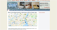 Desktop Screenshot of montreal-aparthotel.com